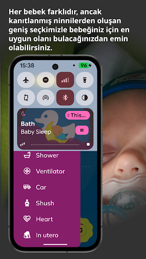BabySleep: Beyaz gürültü ninni ekran görüntüsü