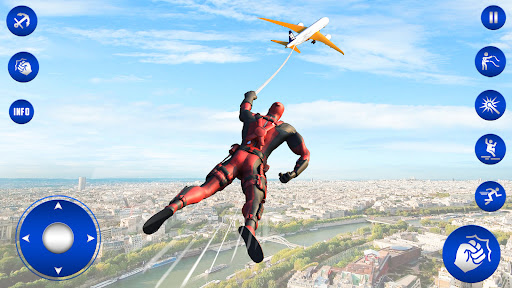 Superhero 3D: Fighting Games ekran görüntüsü