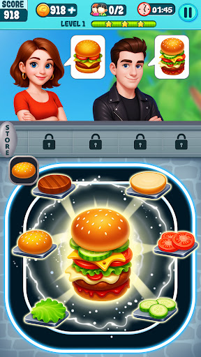 Food Merge - Idle Clicker Game ekran görüntüsü
