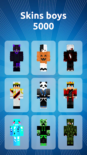 Boys skins for Minecraft PE ekran görüntüsü