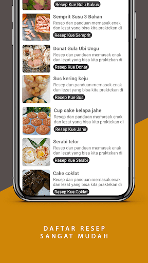 Resep Kue Offline Lengkap ekran görüntüsü