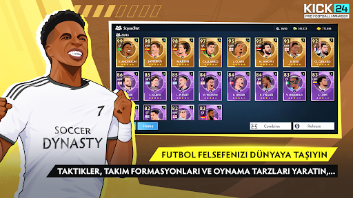 KICK 25: Pro Futbol Menajeri ekran görüntüsü