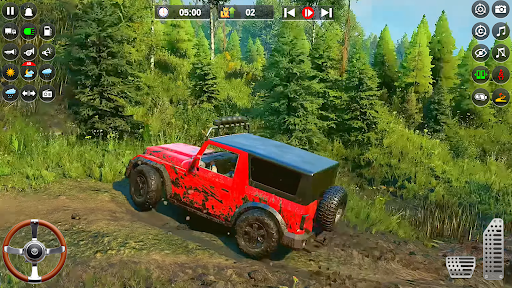Offroad Jeep 4x4 Jeep Driver ekran görüntüsü