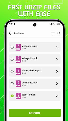 Zip Extractor: UnZip, UnRar ekran görüntüsü