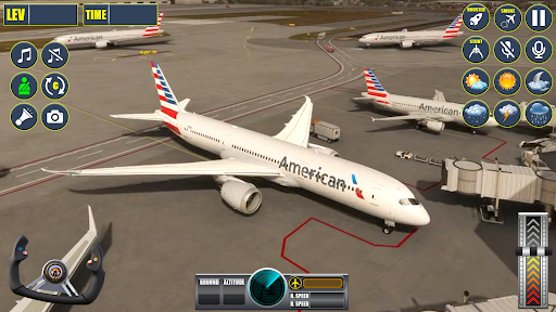 Real Airplane Flying Sim 3D ekran görüntüsü