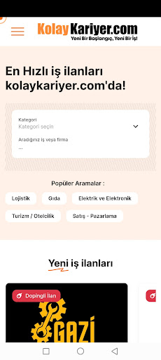 Kolay Kariyer ekran görüntüsü