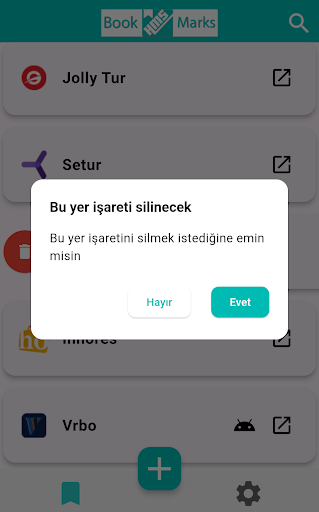 HMS Bookmarks ekran görüntüsü
