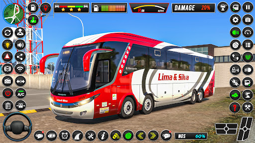 Bus Simulator Game Coach Bus ekran görüntüsü