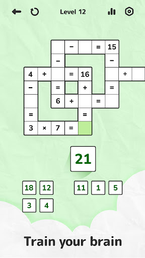 Matematik Sayı - Bulmaca Oyunu ekran görüntüsü