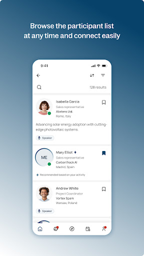 Exporttag EventApp ekran görüntüsü