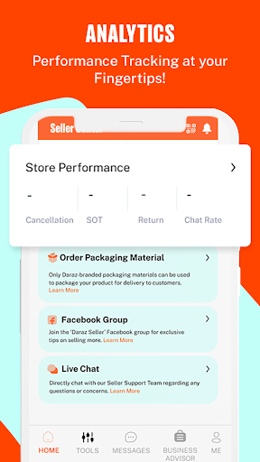 Daraz Seller Center ekran görüntüsü