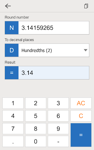 Rounding Numbers Calculator ekran görüntüsü