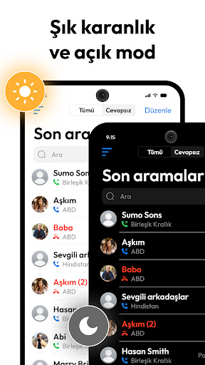 Contacts ekran görüntüsü