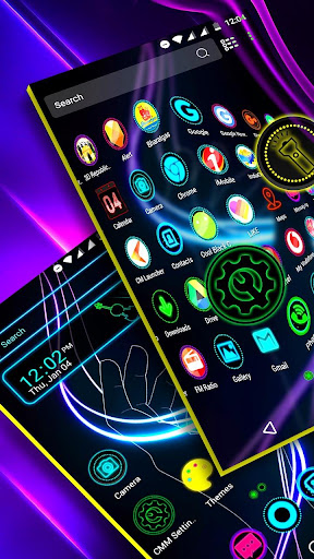 Neon Launcher Theme ekran görüntüsü