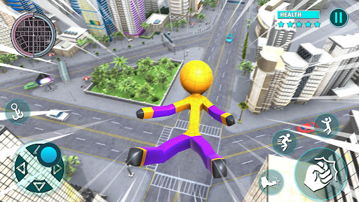 Rope Hero Spider Stickman War ekran görüntüsü