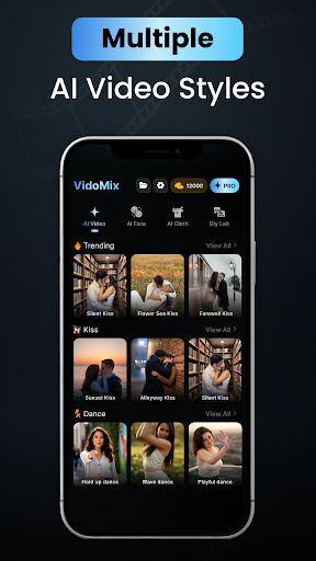 VidoMix- AI Video Generator ekran görüntüsü