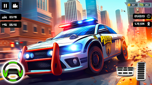Police Car Kids Driving Game ekran görüntüsü