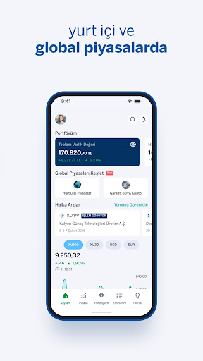 Garanti BBVA eTrader ekran görüntüsü