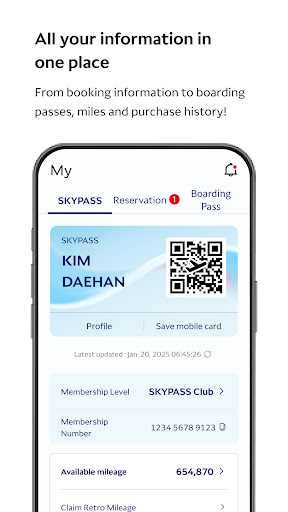 Korean Air My ekran görüntüsü