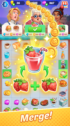 Gossip Street: Merge & Story ekran görüntüsü