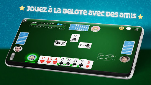 Belote en ligne: Jeux de carte ekran görüntüsü