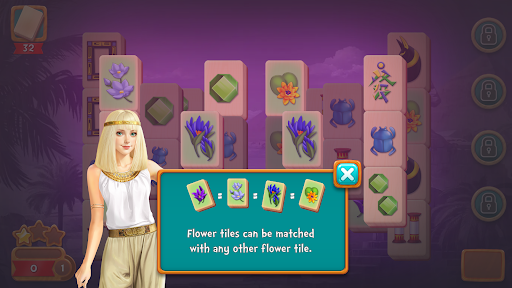Mahjong Riddles: Egypt ekran görüntüsü