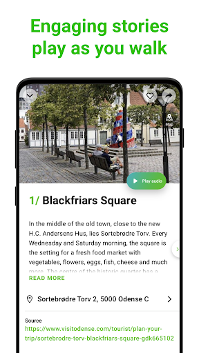 Odense Tour Guide:SmartGuide ekran görüntüsü