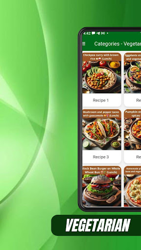 Vegetarian Diet ekran görüntüsü