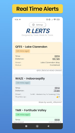 R.LERTS for QLD ekran görüntüsü
