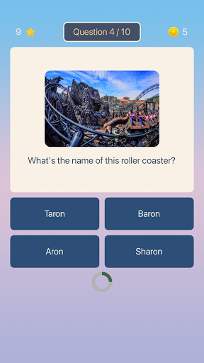 Roller Coaster Quiz ekran görüntüsü