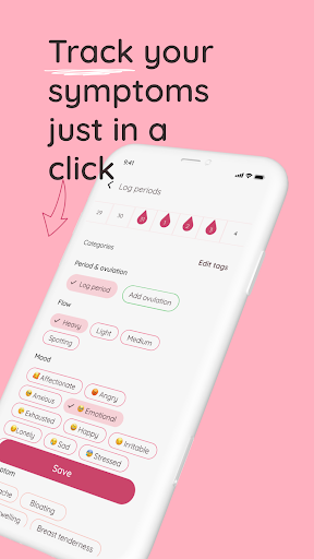 Life: Period Tracker Calendar ekran görüntüsü