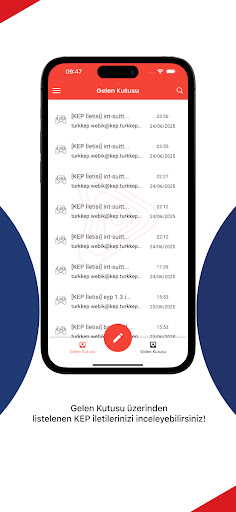 TÜRKKEP Mobil KEP ekran görüntüsü