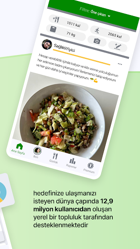 fatsecret Kalori Sayacı ekran görüntüsü
