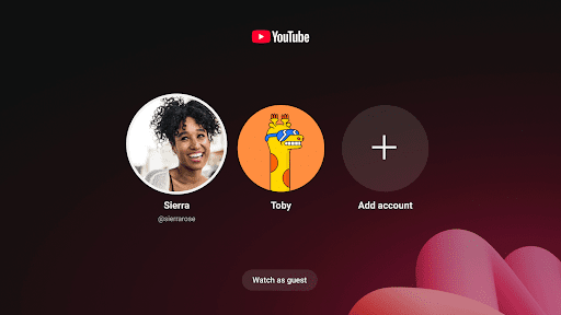 YouTube for Android TV ekran görüntüsü