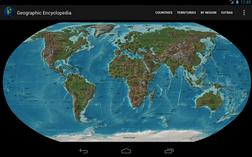 Geographic Encyclopedia ekran görüntüsü