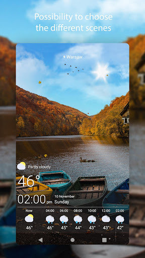 Weather Live Wallpapers ekran görüntüsü