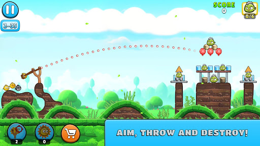 Crusher Birds Catapult ekran görüntüsü