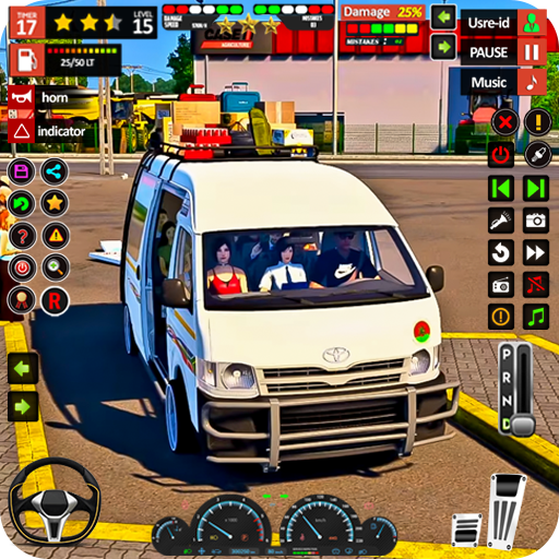US Van Driving Games Offline