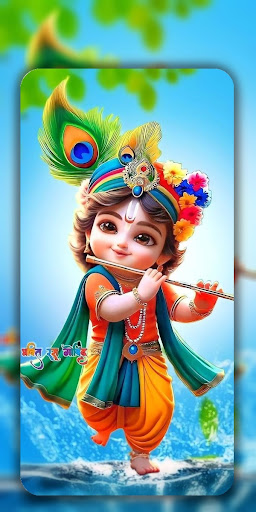 Lord Krishna Wallpaper Live 4k ekran görüntüsü