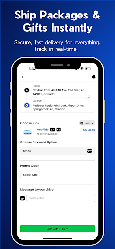 R-Hero: Taxi Rides & Delivery ekran görüntüsü