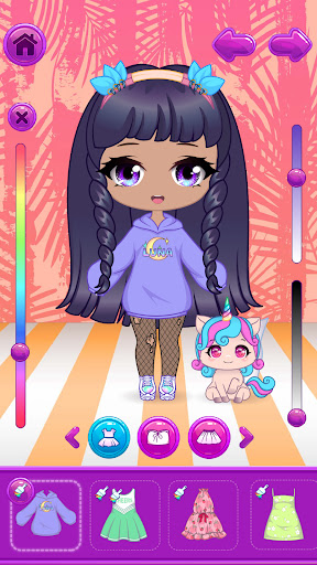 Chibi Dress Up Beauty Salon ekran görüntüsü