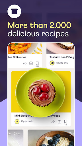 ekilu - healthy recipes & plan ekran görüntüsü