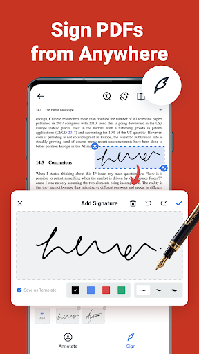PDF Okuyucu, PDF Düzenleyici ekran görüntüsü