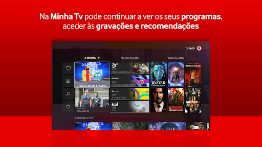 Vodafone TV ekran görüntüsü