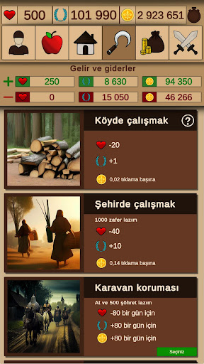 Orta Çağ simülatörü ekran görüntüsü