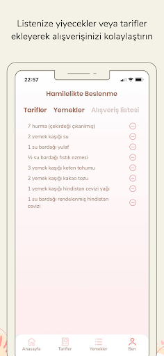 Hamilelikte Beslenme ekran görüntüsü