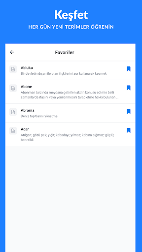 Hukuk Sözlüğü ve Terimler ekran görüntüsü