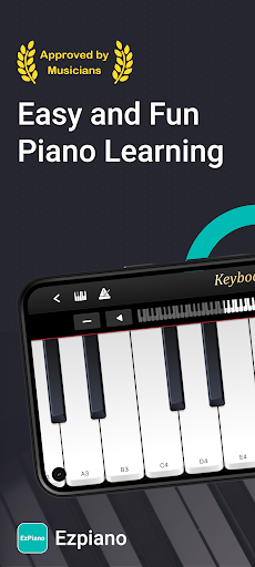 EZ Piano keyboard & lessons ekran görüntüsü