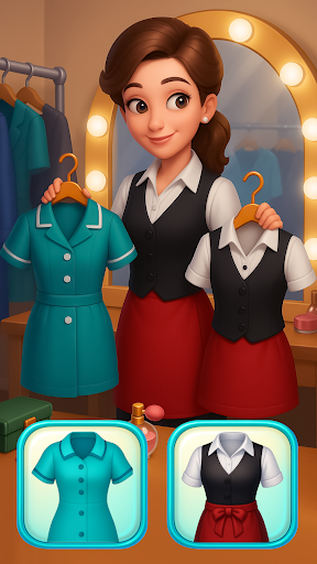 Waitress Life Madness Story ekran görüntüsü