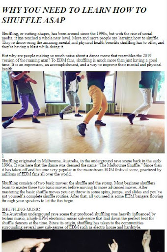 How to Shuffle Dance ekran görüntüsü